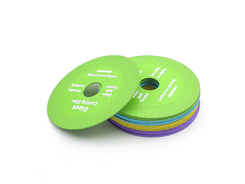 High-quality ultra-thin 100mm diamond saw blade for glass cutting, suitable for angle grinders