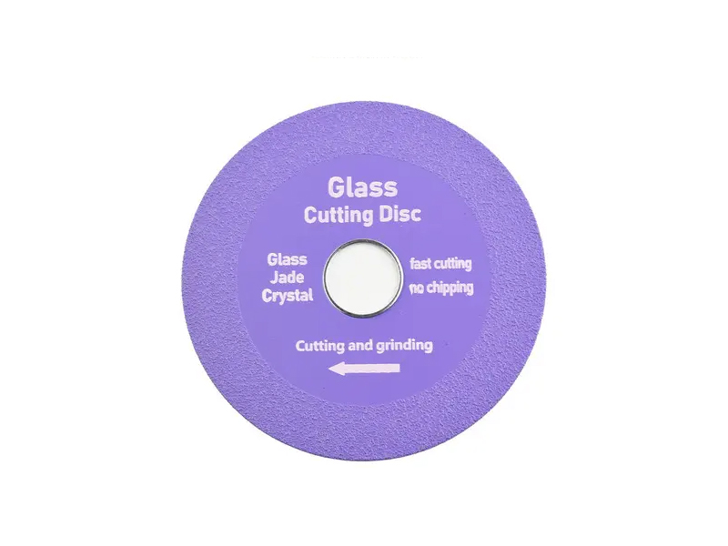 High-quality ultra-thin 100mm diamond saw blade for glass cutting, suitable for angle grinders