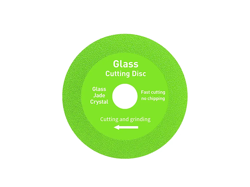 High-quality ultra-thin 100mm diamond saw blade for glass cutting, suitable for angle grinders