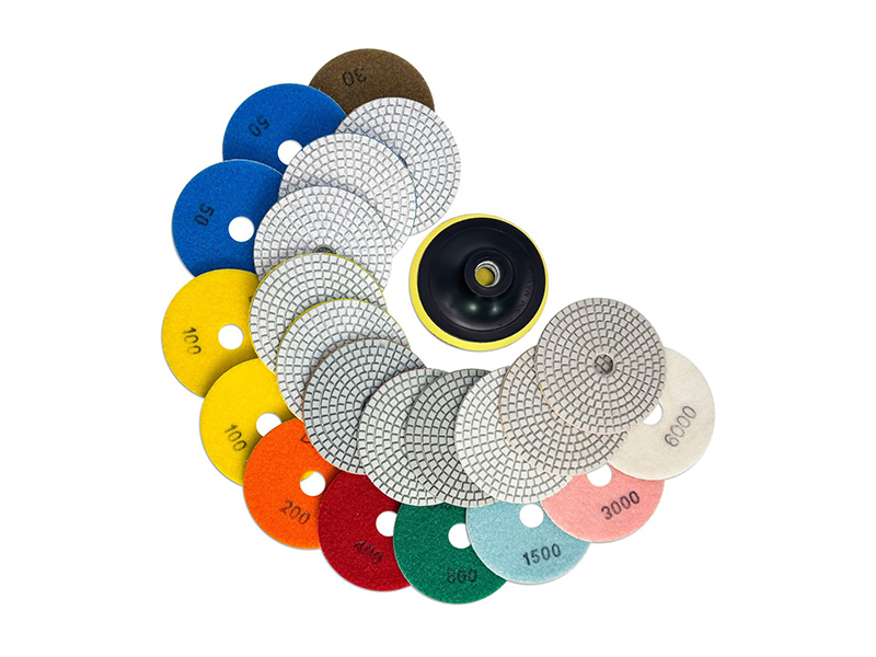 Factory Direct 7 Steps Polishing Pad | Diamond & Resin Pads for Stone Marble Concrete Polishing
