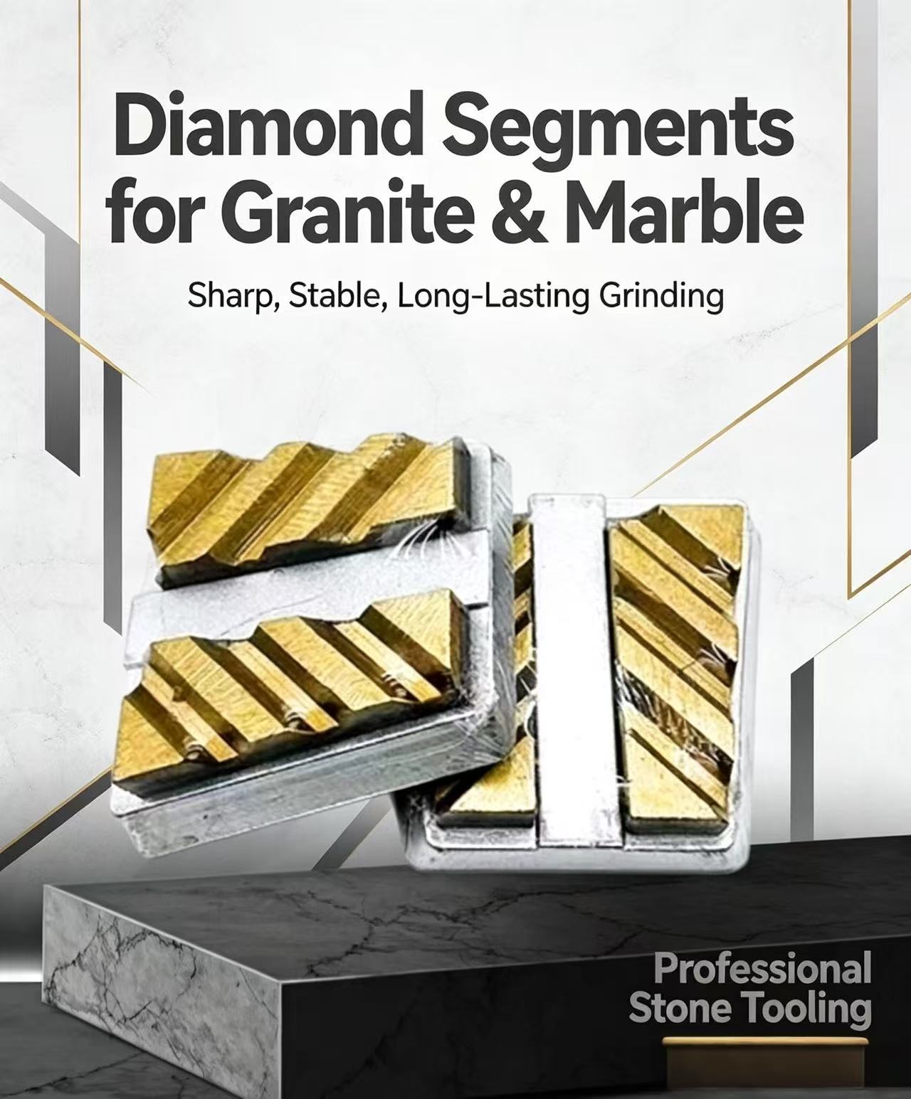Metal bond diamond Frankfurt abrasive block for marble and artificial stone polishing